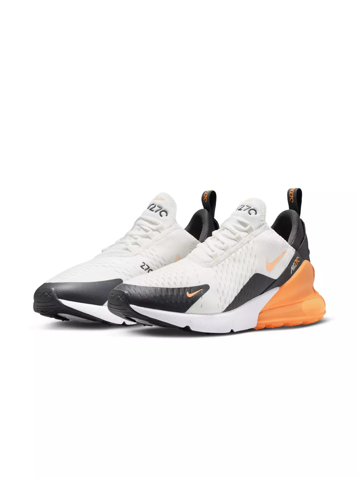 Air Max 270 "Summit White/Anthracite/White/Laser Orange" Men's Shoe - 3