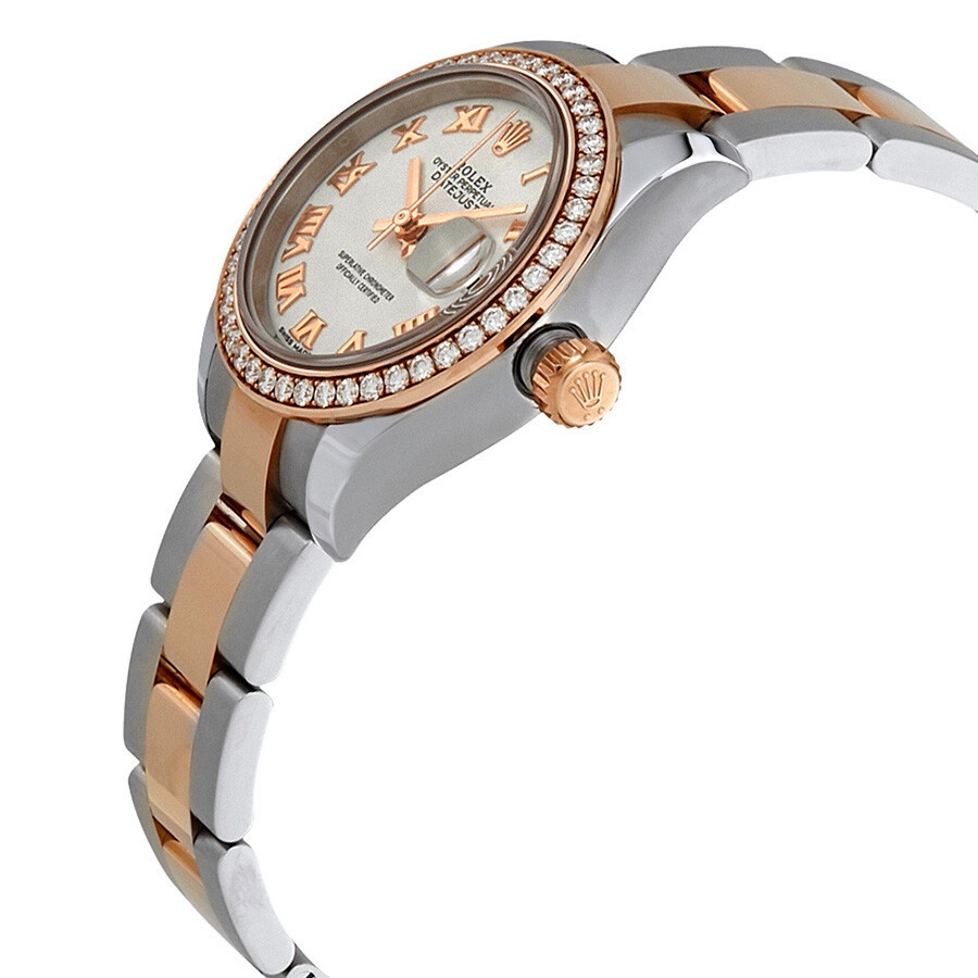 Rolex Datejust White Dial Automatic Ladies Steel and 18K Oyster Watch 279381WRO - 2