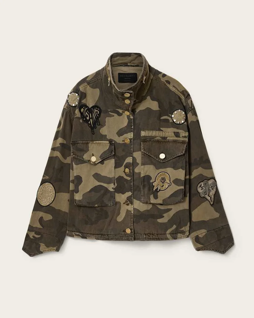 CLAY CAMO PATCH JACKET - 1