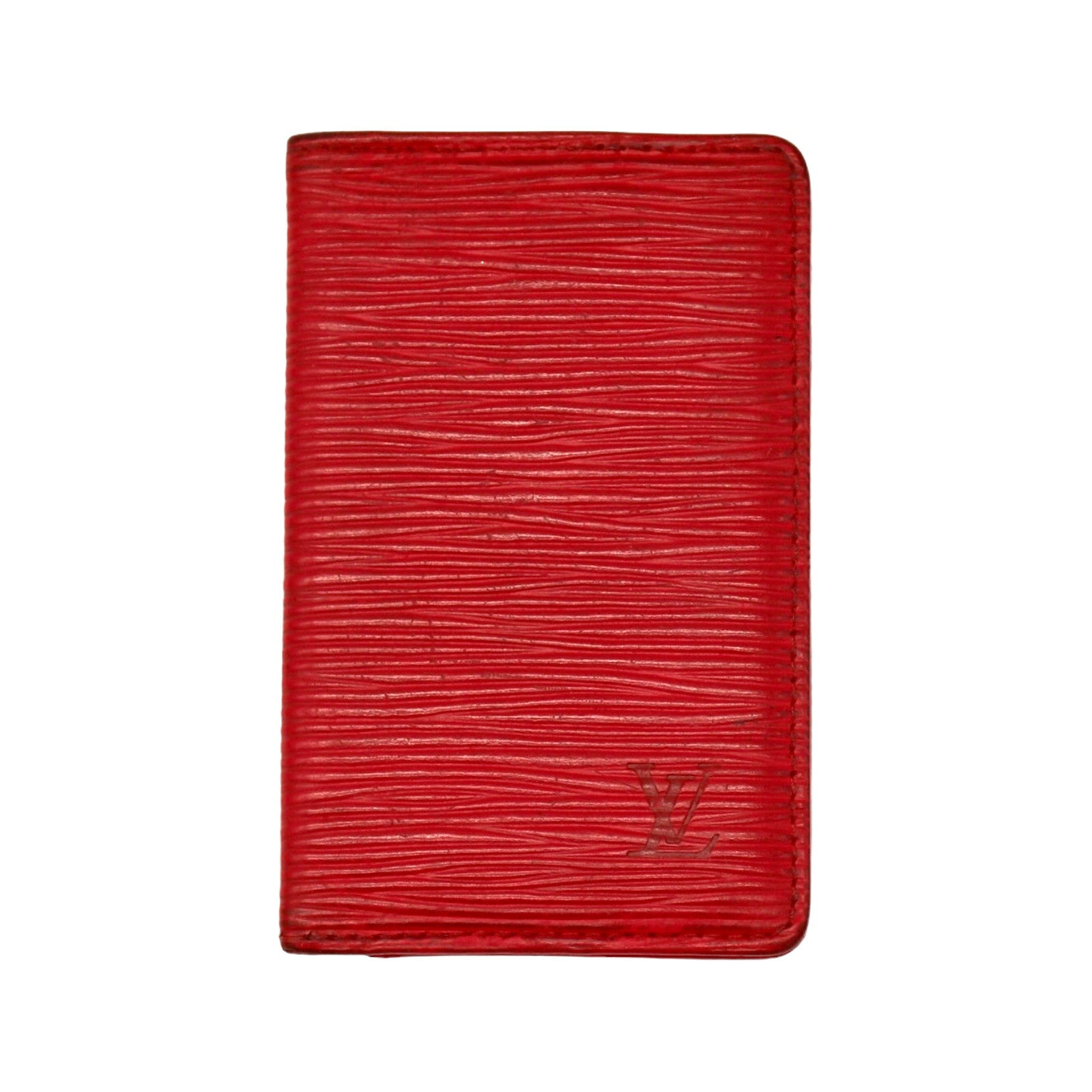 Louis Vuitton Pocket Organizer Wallet - Red Epi Leather - 2