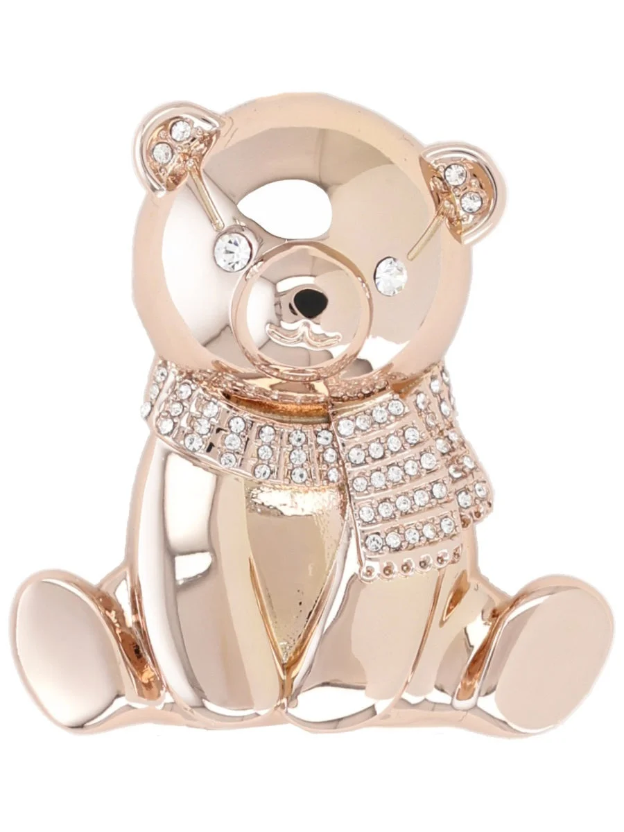 Max Mara Women Metal And Rhinestone Brooch - 1