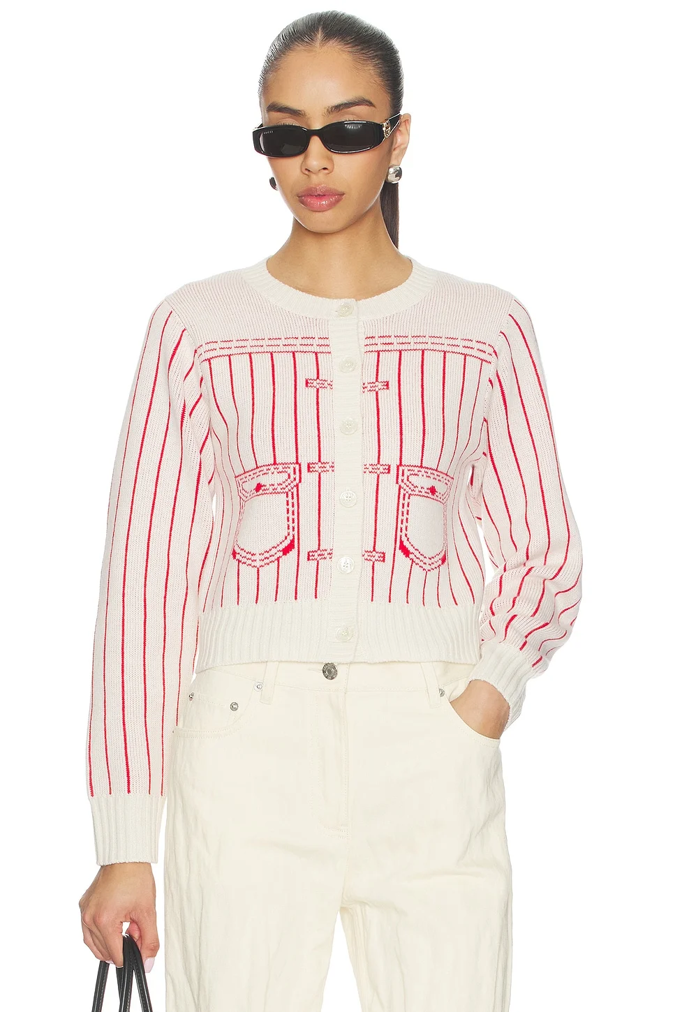 Trompe L'oeil Cardigan - 1