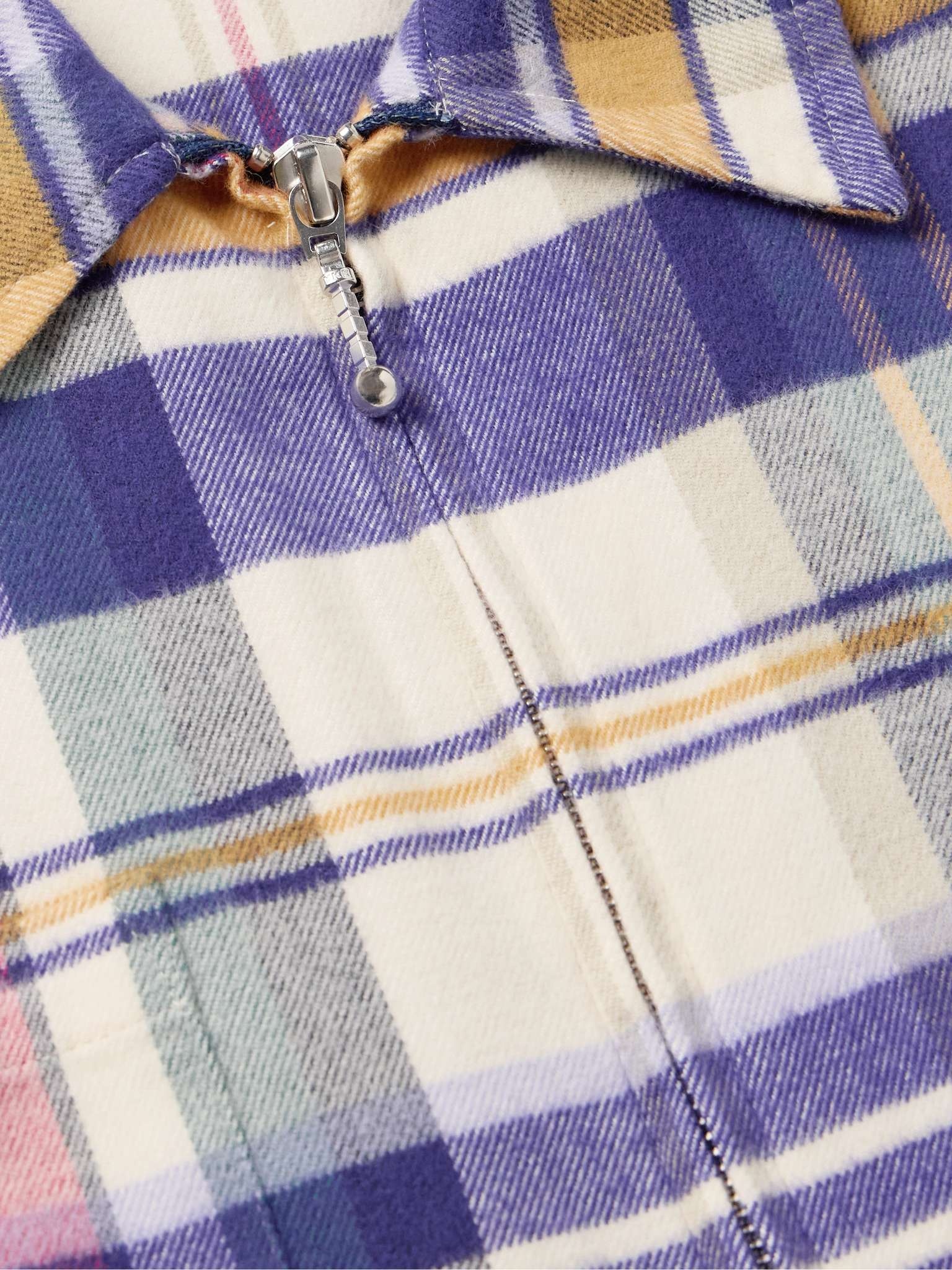 Checked Cotton-Flannel Overshirt - 4