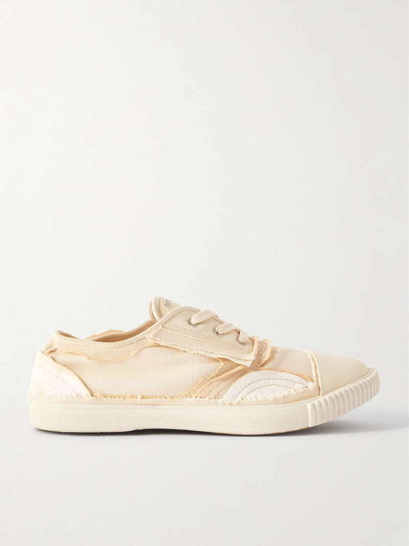 Inside Out Patchwork Canvas Sneakers 1