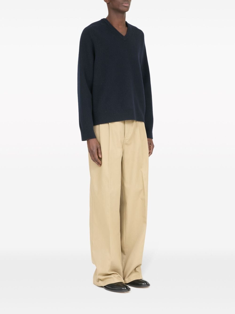 four-stitch wool jumper - 3
