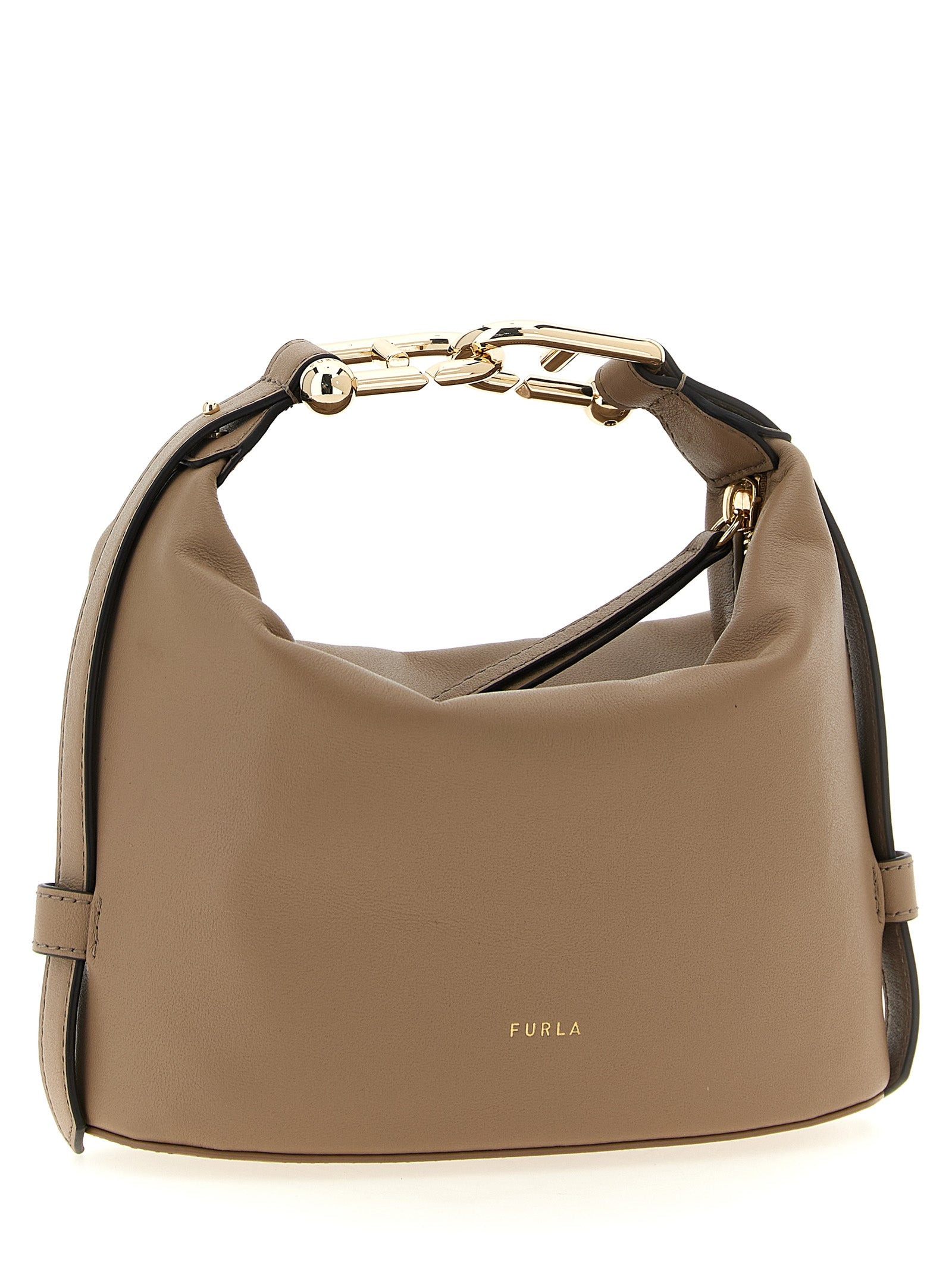 Furla Nuvola Hand Bags Beige - 2