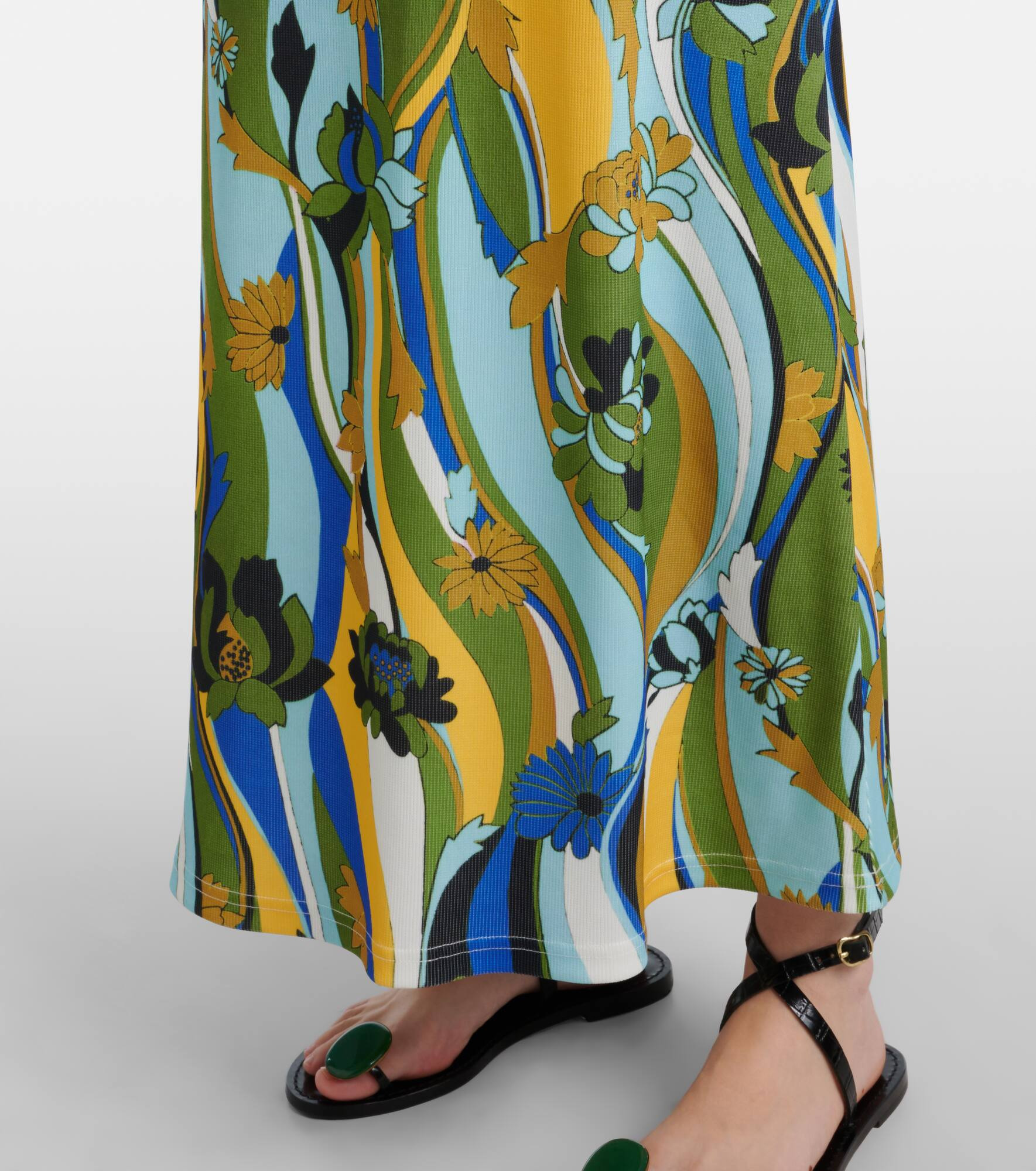 Acidic Floral maxi dress - 5