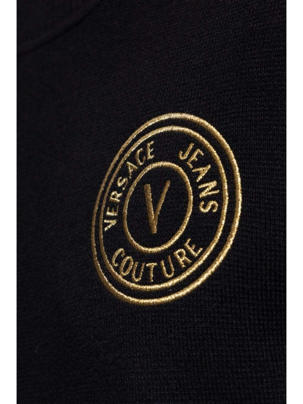 embroidered-logo sweater - 5