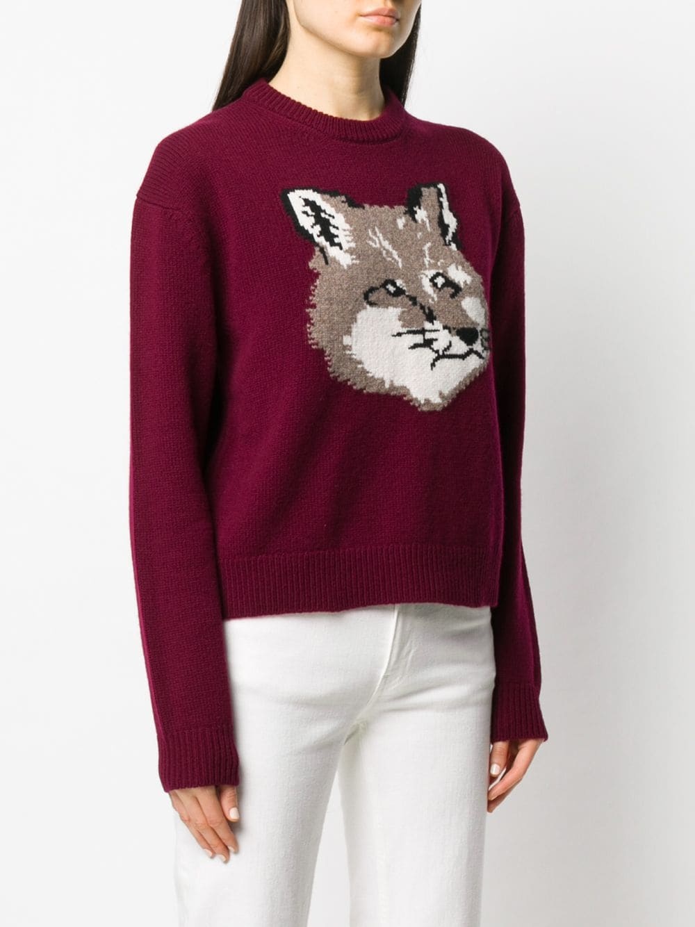 embroidered fox jumper - 3