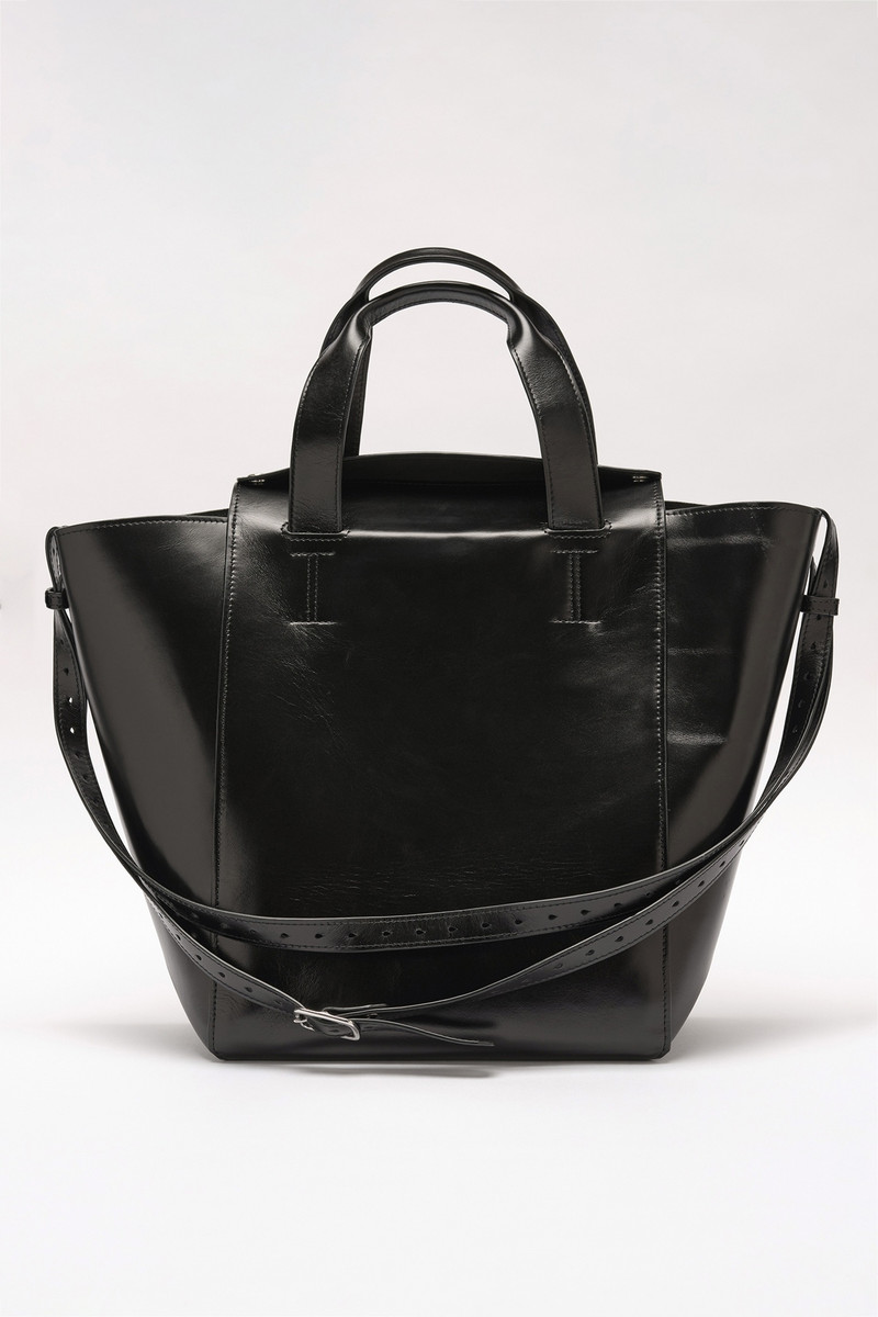 More Bag Aamon Black Leather 5