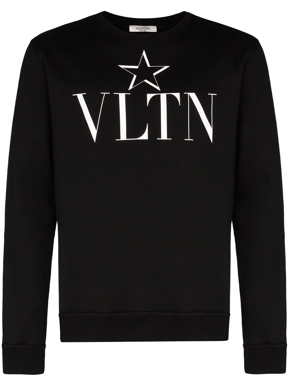 VLTNSTAR logo-print cotton-blend sweatshirt - 1