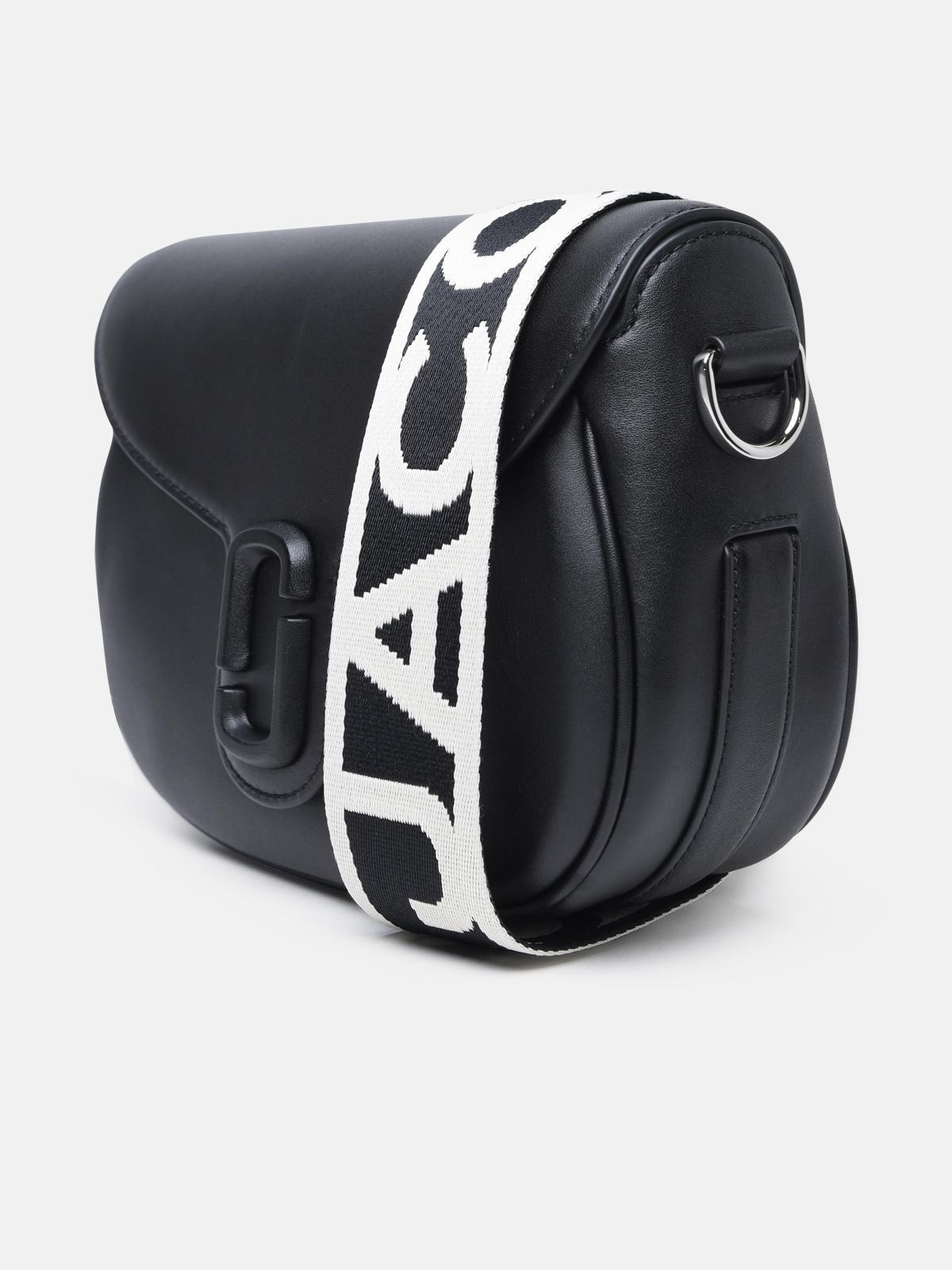 'J MARC' BLACK LEATHER BAG - 2