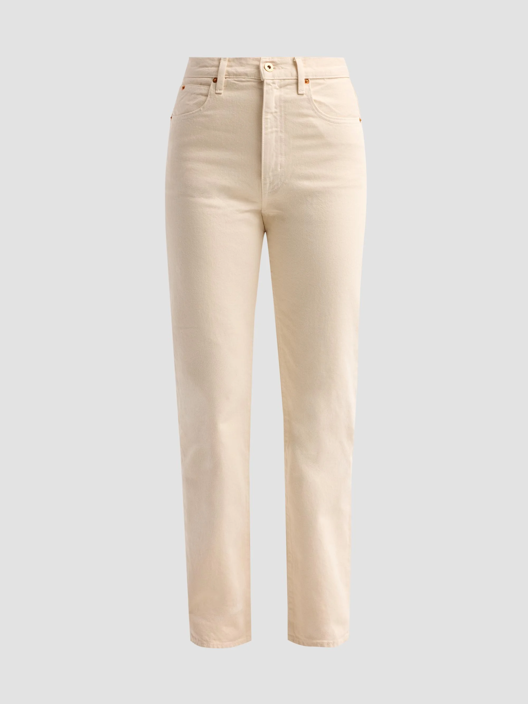 Women's London Straight-Leg Jeans - White - 1