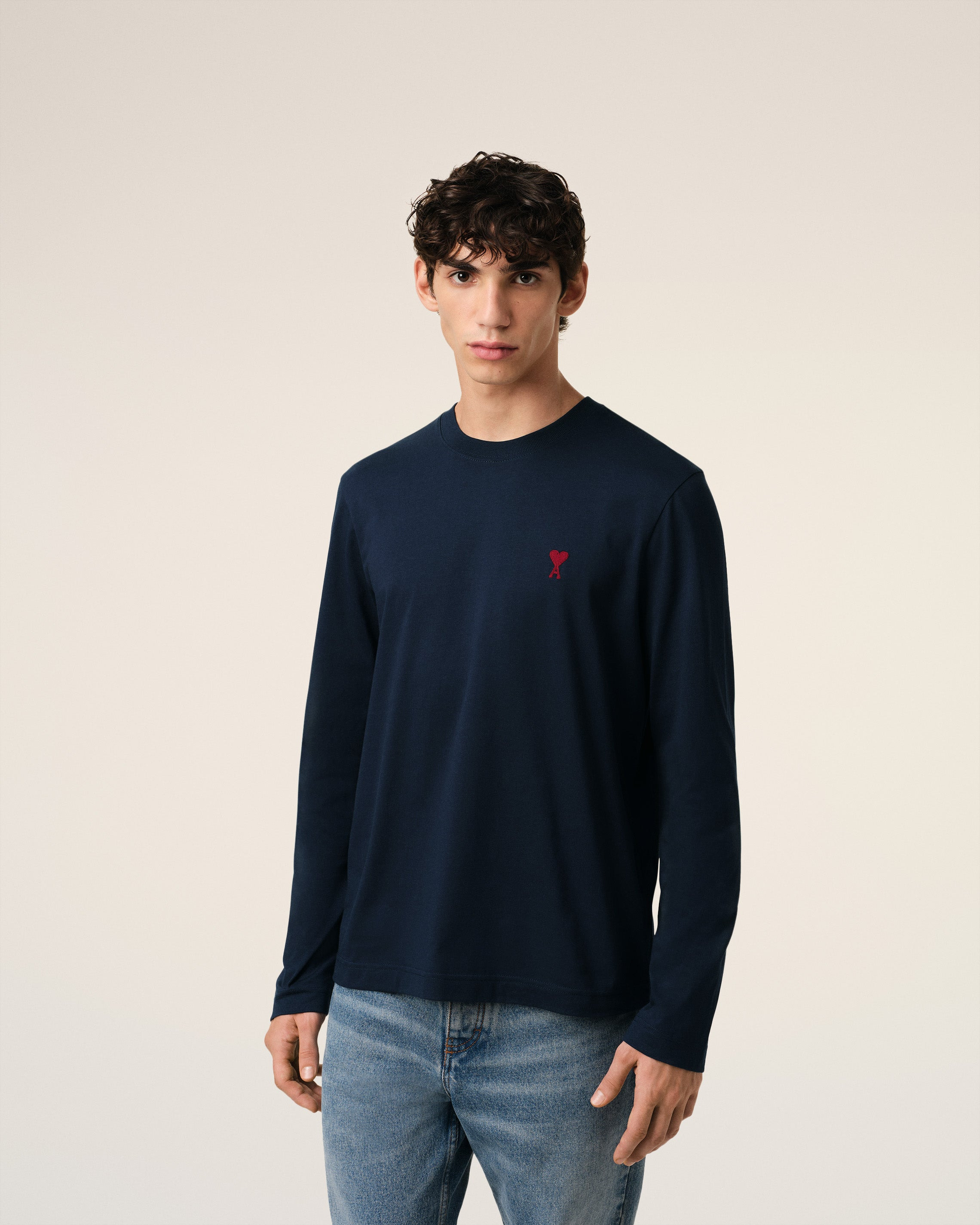 NAVY COTTON AMI DE CŒUR T-SHIRT - 9