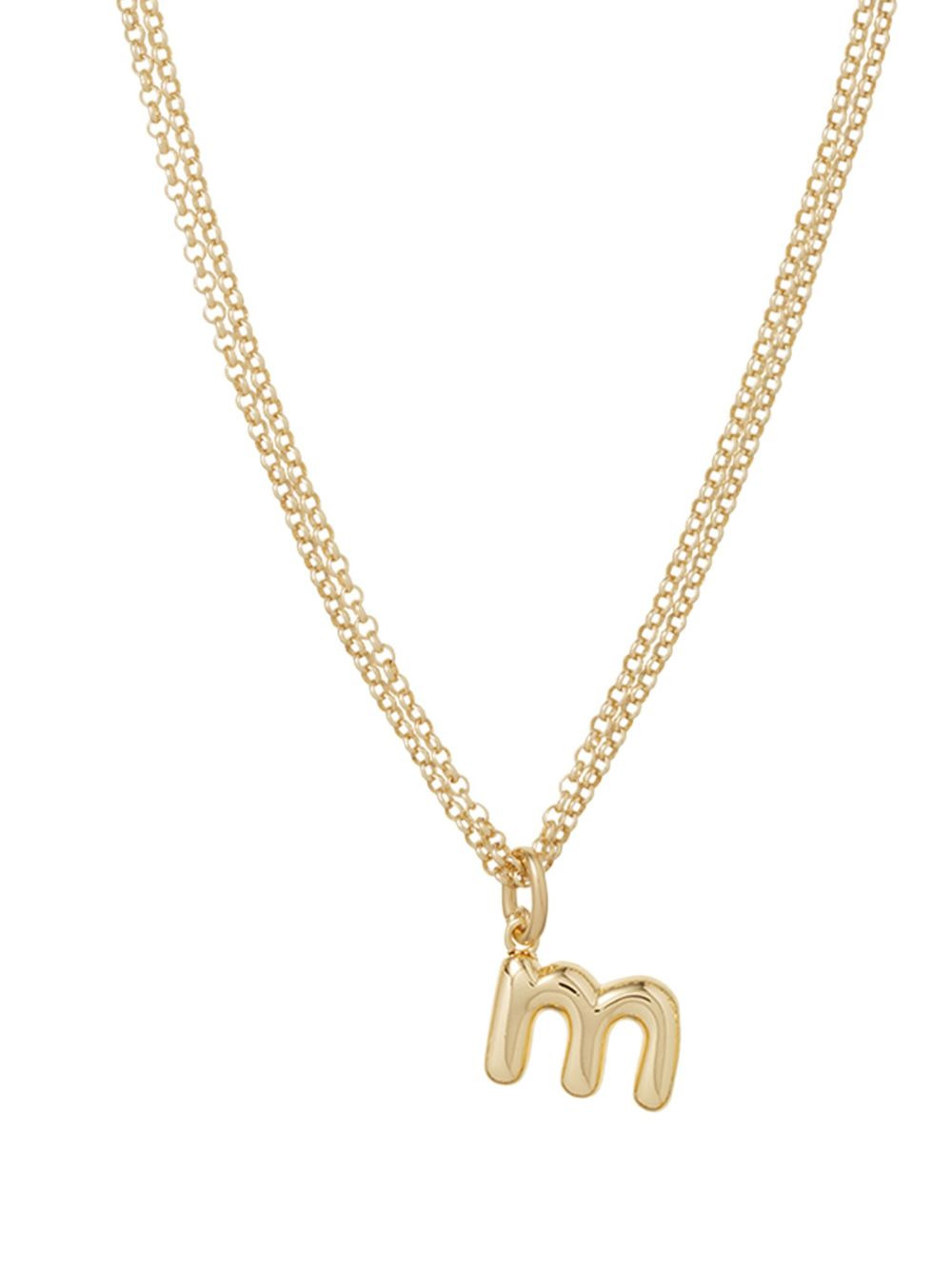 The Puffy Initial necklace - 2
