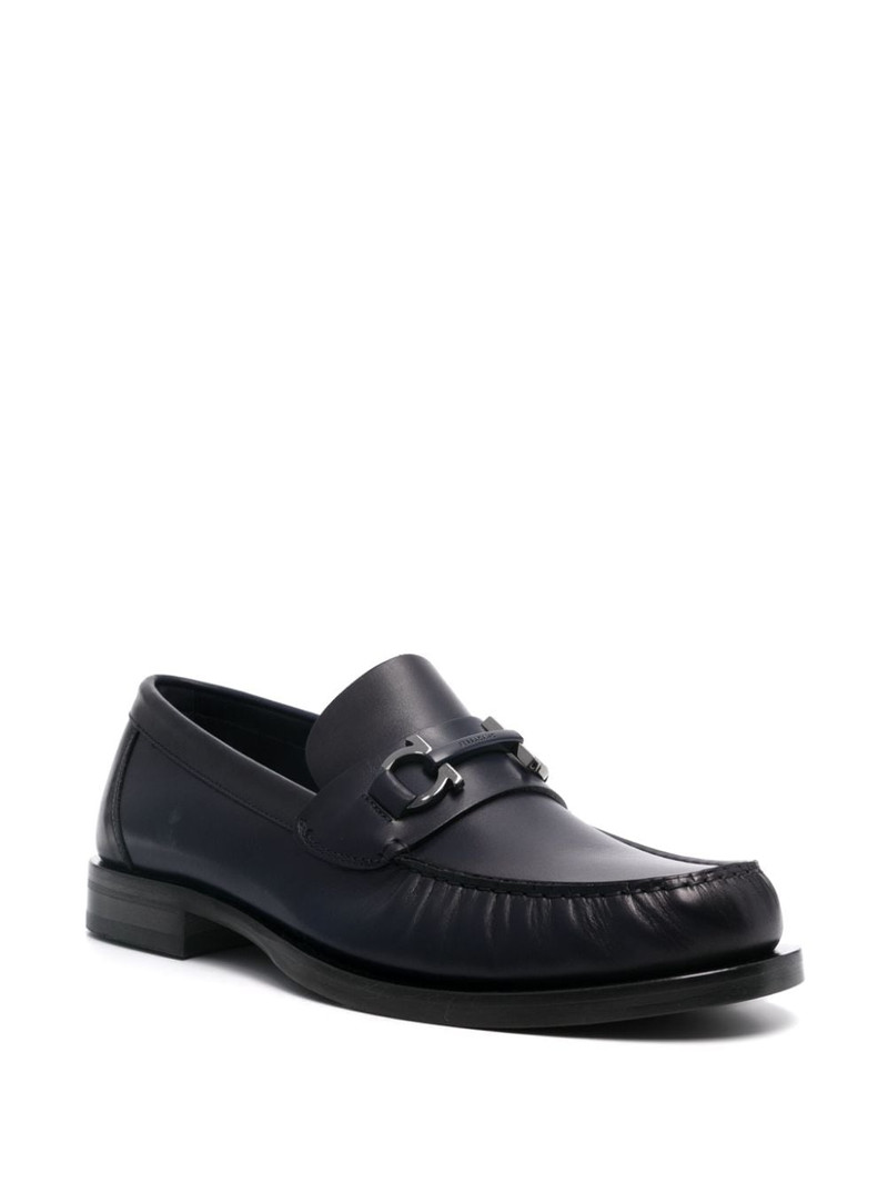 FERRAGAMO Gancini-plaque loafers outlook