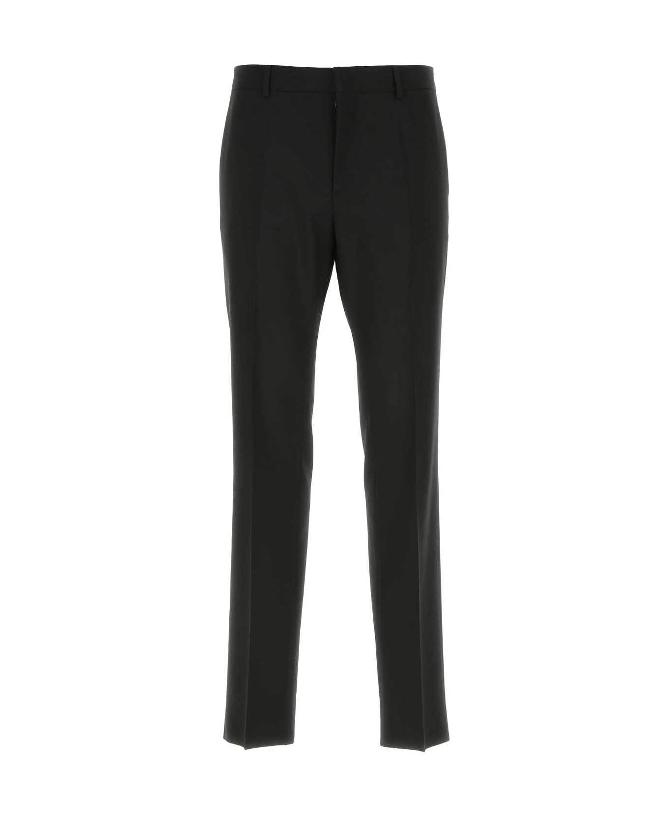 Black Wool Pant - 1