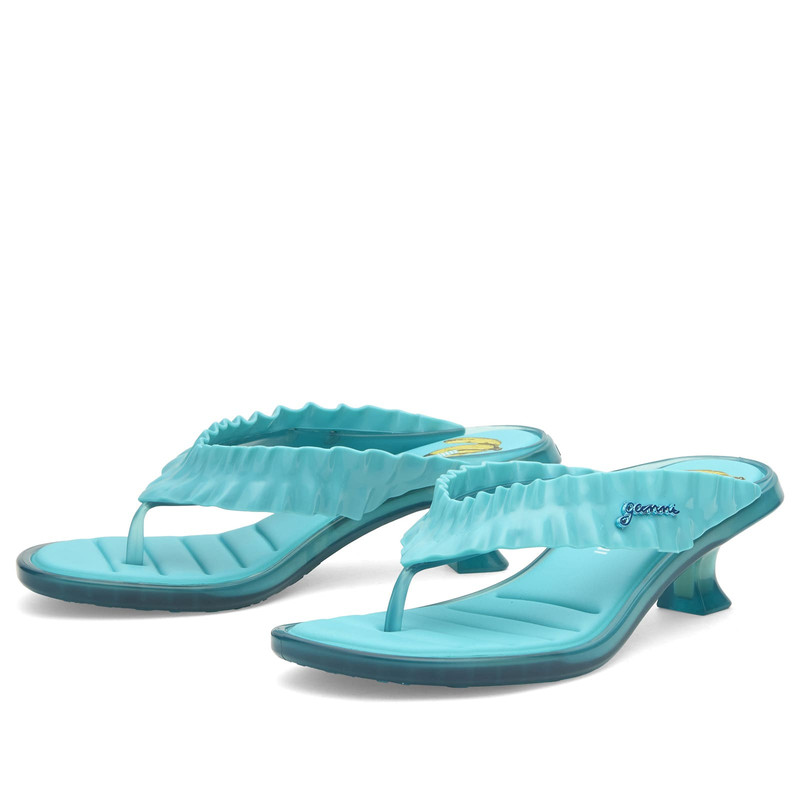 Melissa x Ganni Thong Kitten Heel Sandals 2