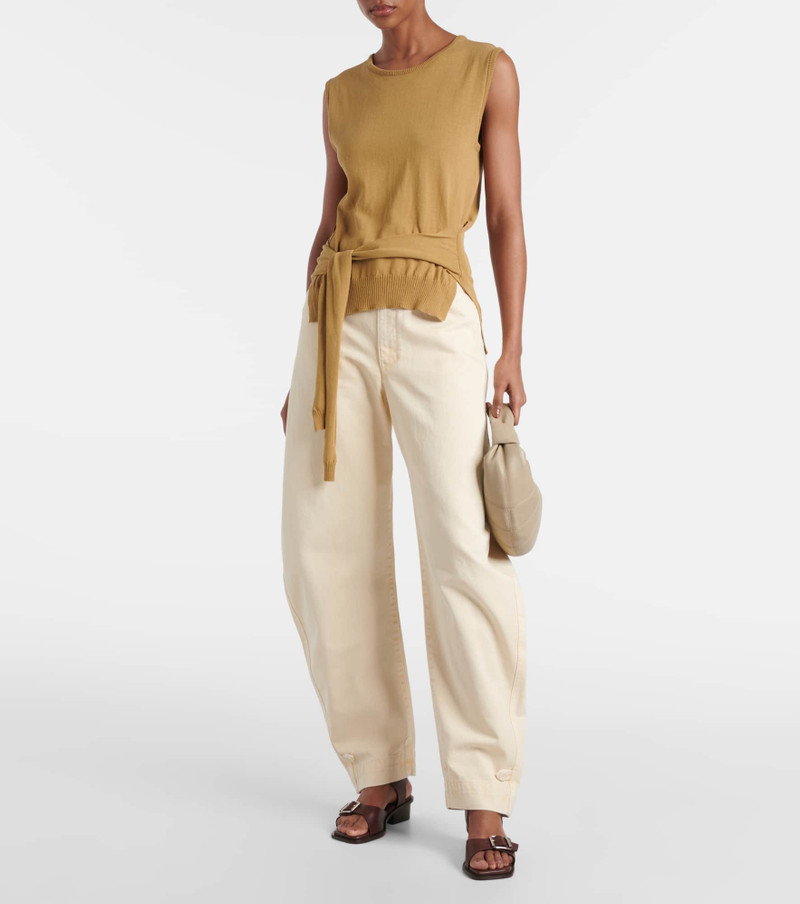 Lemaire Fortune Croissant Mini leather shoulder bag outlook