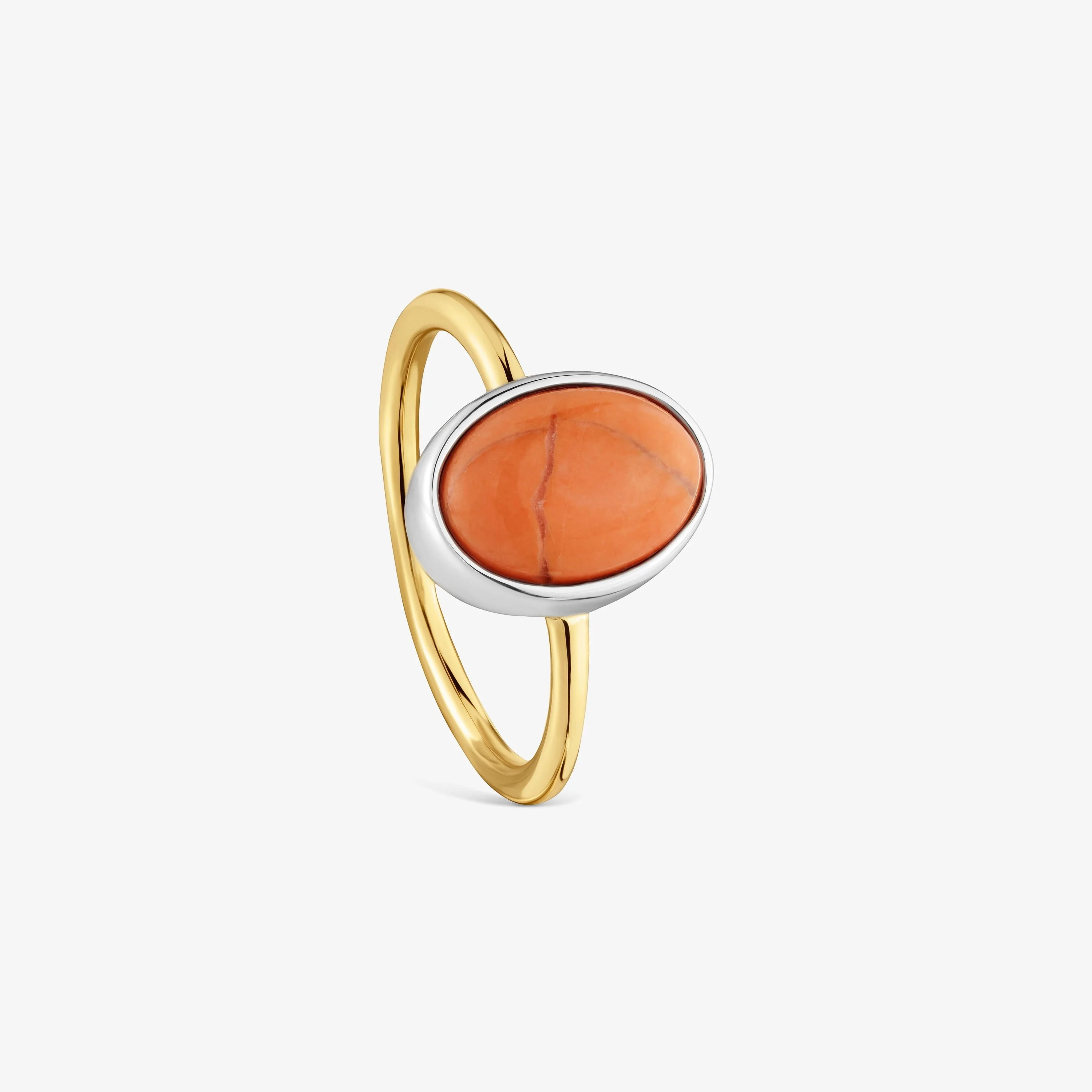 Two-tone Ring with chalcedony TOUS Gem Power - 1