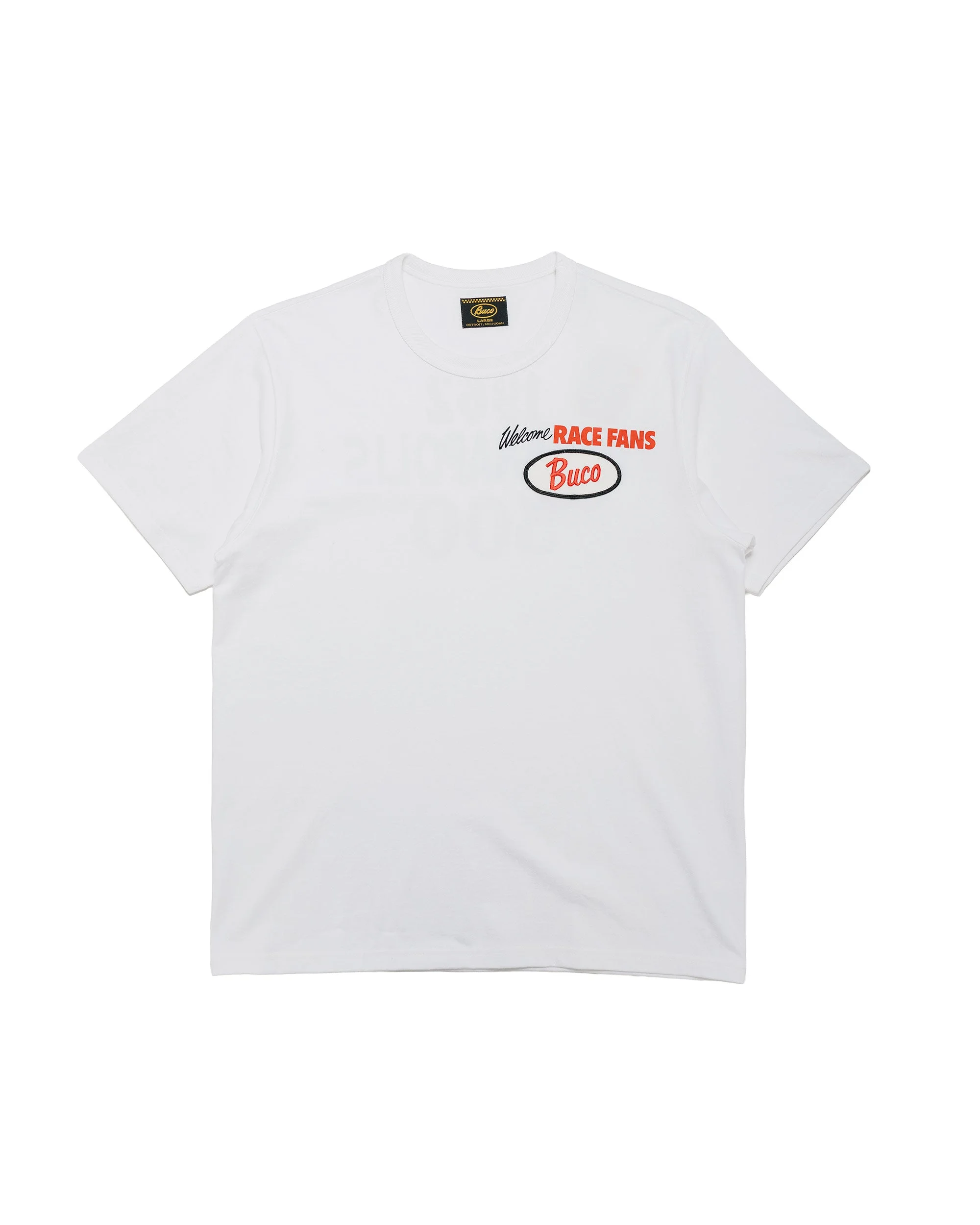 BC26004 Buco Tee / Welcome Racing Fans! White - 1