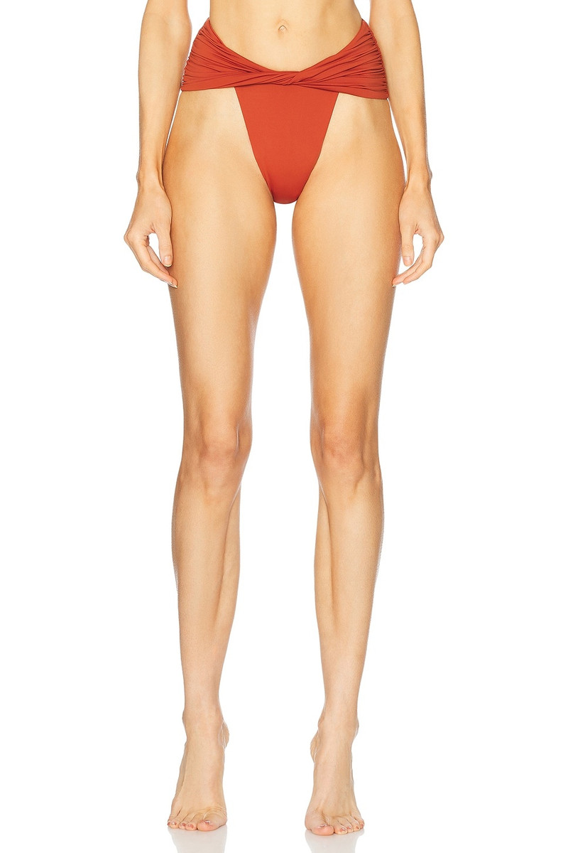 Ruched Swim Bottom 1