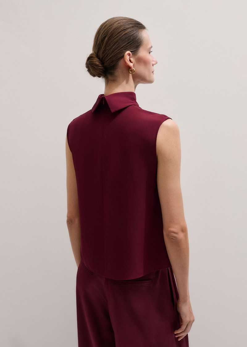 Sleeveless Top + Scarf 5