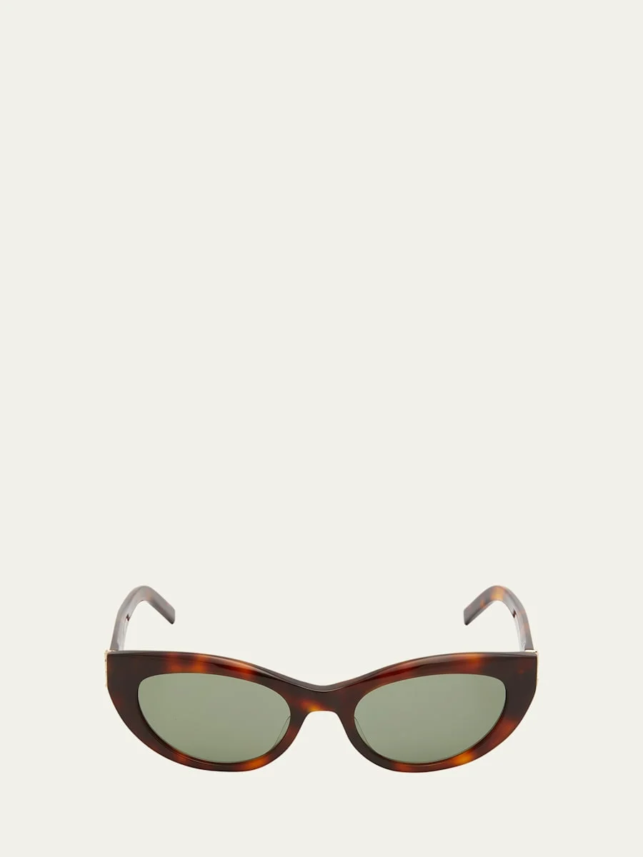 YSL Acetate Cat-Eye Sunglasses - 1