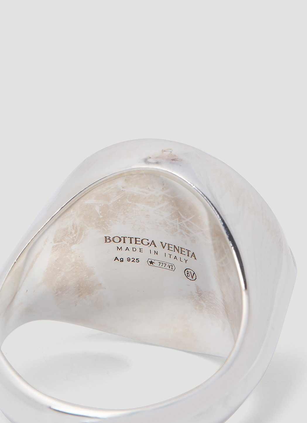 Bottega Veneta Men Sterling Silver Ring - 4