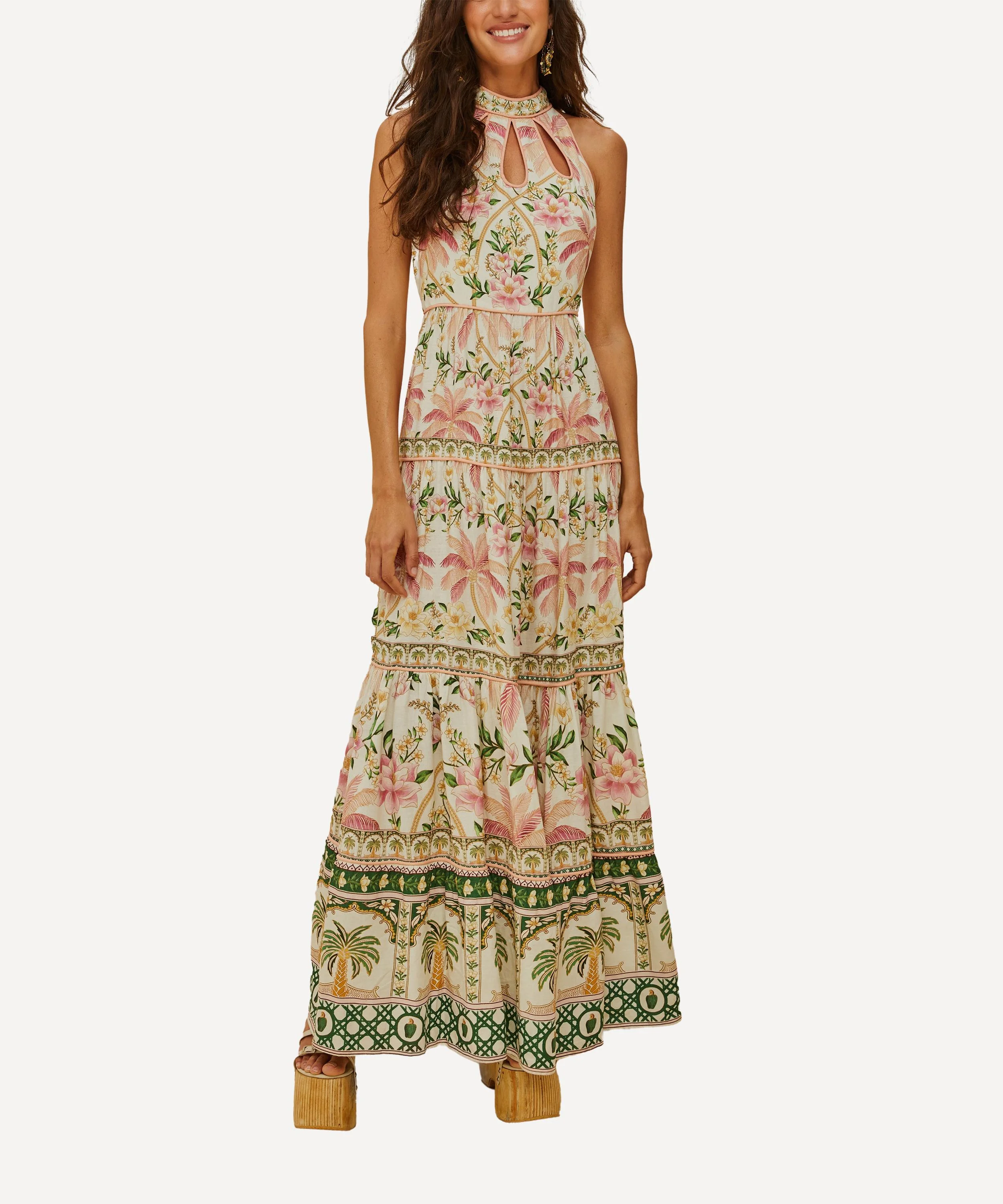 Off-White Palm Dream Maxi Dress - 1