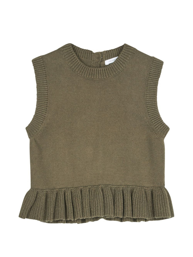 Billie ruffled vest 1