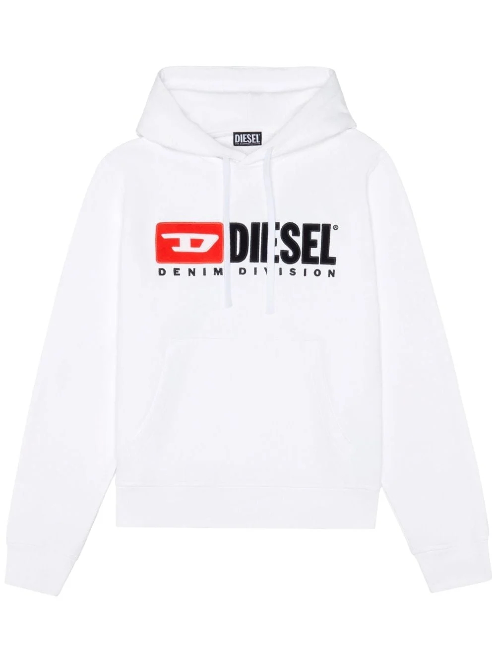 logo-patch cotton-blend hoodie - 1