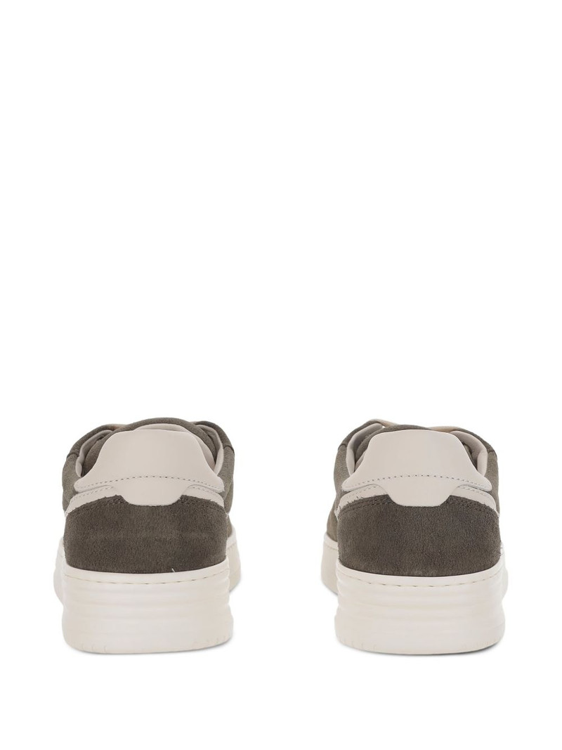 H630 suede leather logo sneakers 3