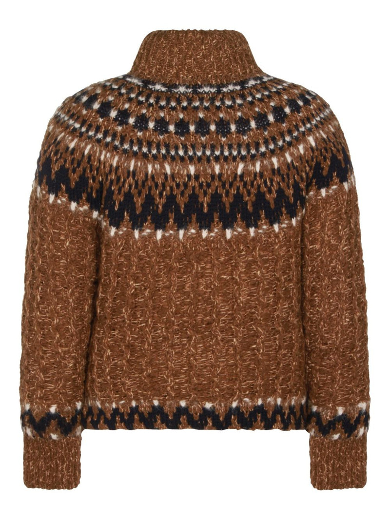 Moncler Grenoble patterned zip jacket outlook