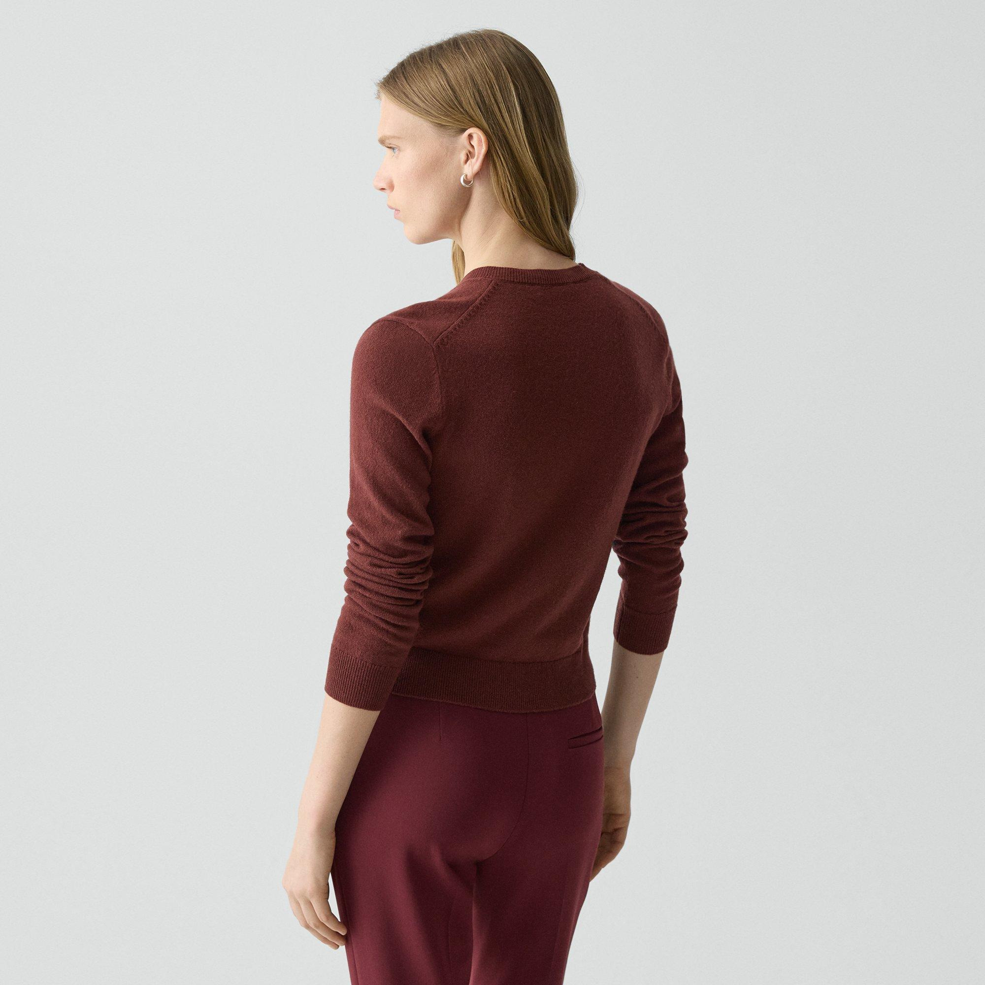 Crewneck Cardigan in Cashmere - 4