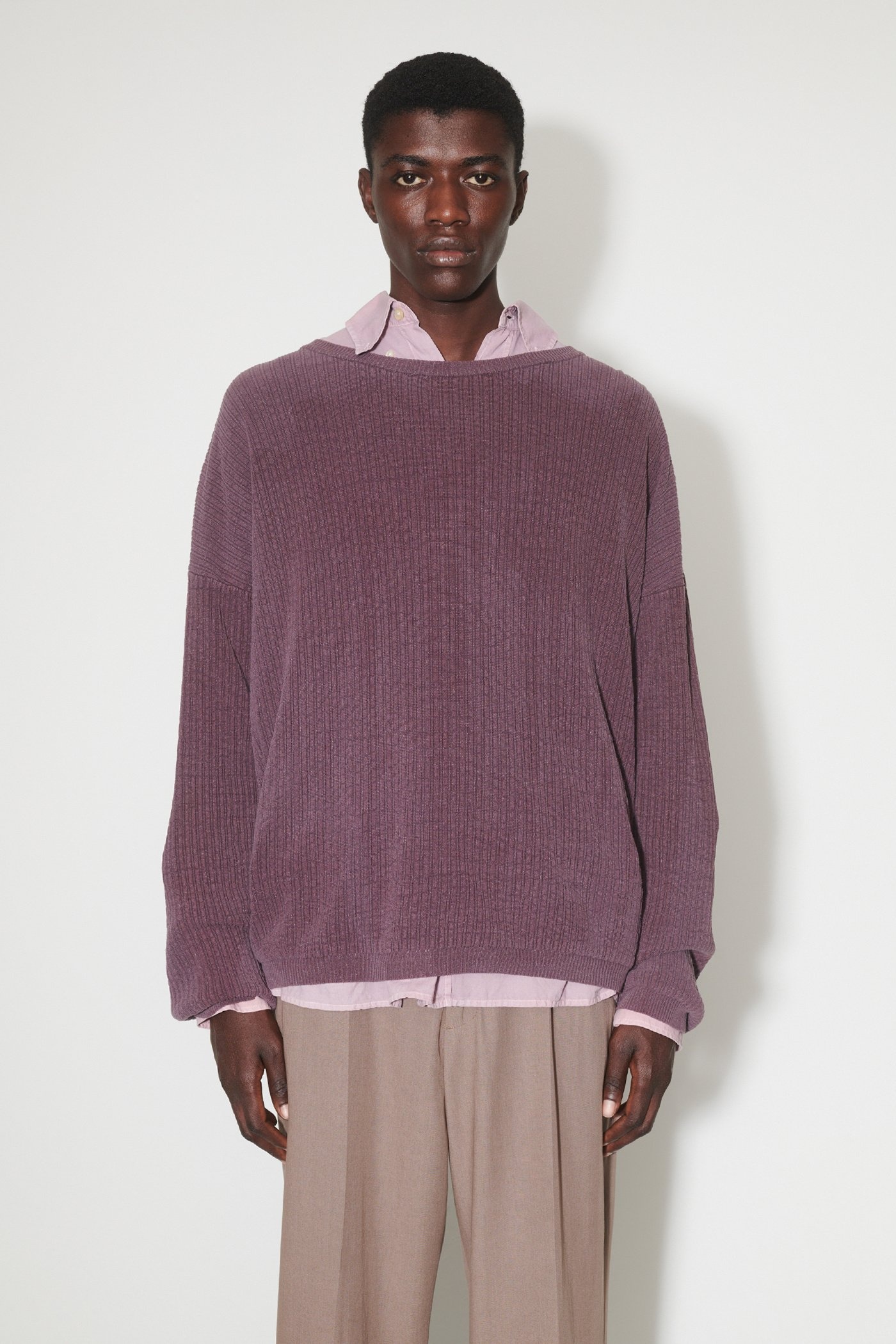 Our Legacy Popover Roundneck Mystic Plum Habitable Silk | REVERSIBLE