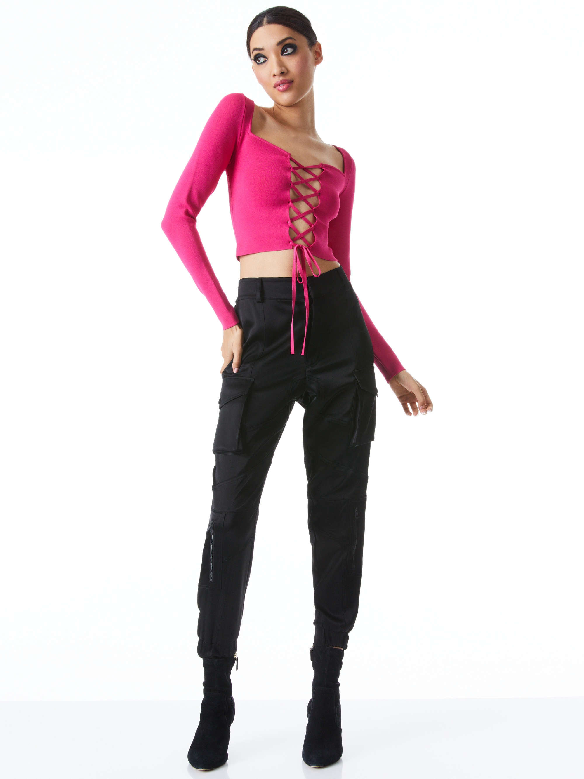 HILARIA LACE FRONT TOP - 5