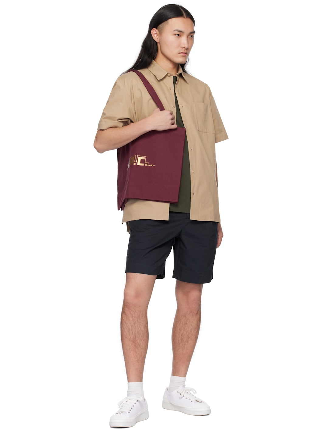 Burgundy Lunar New Year 2025 Diane Shopping Tote - 4
