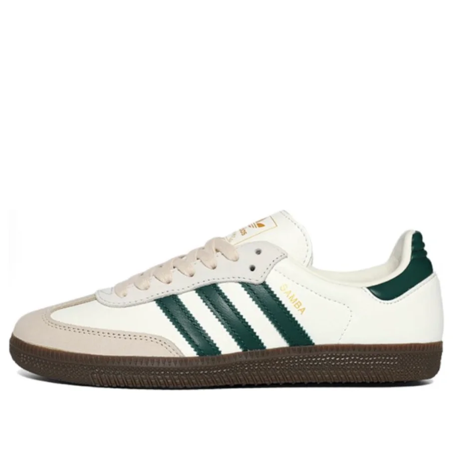 (WMNS) adidas Samba OG 'Off White Collegiate Green Sand Strata' JR8843 - 1