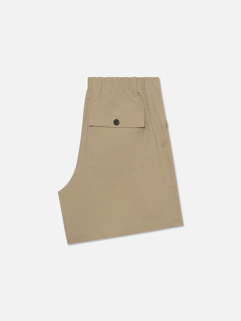 Patch Traveler Short in Dark Beige - 3