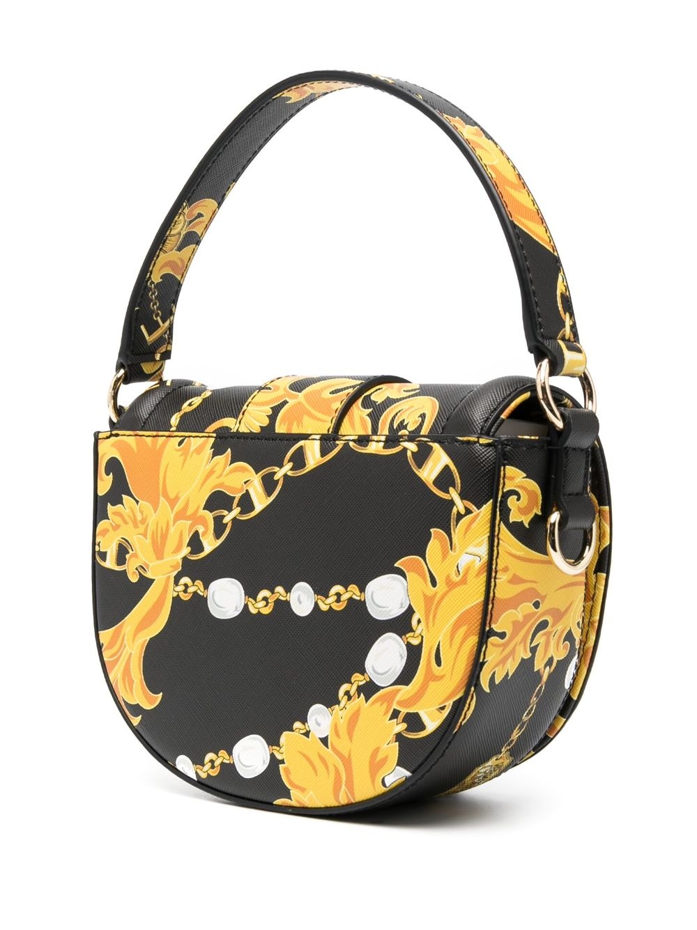 Chain Couture-print shoulder bag - 4