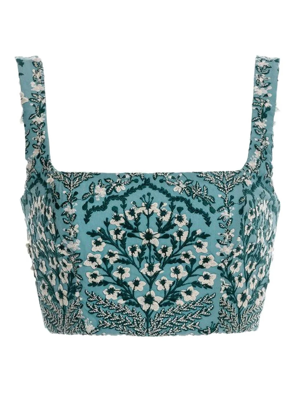 Amanda Ceiba square-neck top - 1