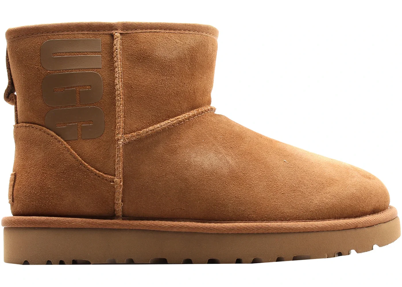 UGG Classic Mini Rubber Logo Boot Chestnut (Women's) - 1