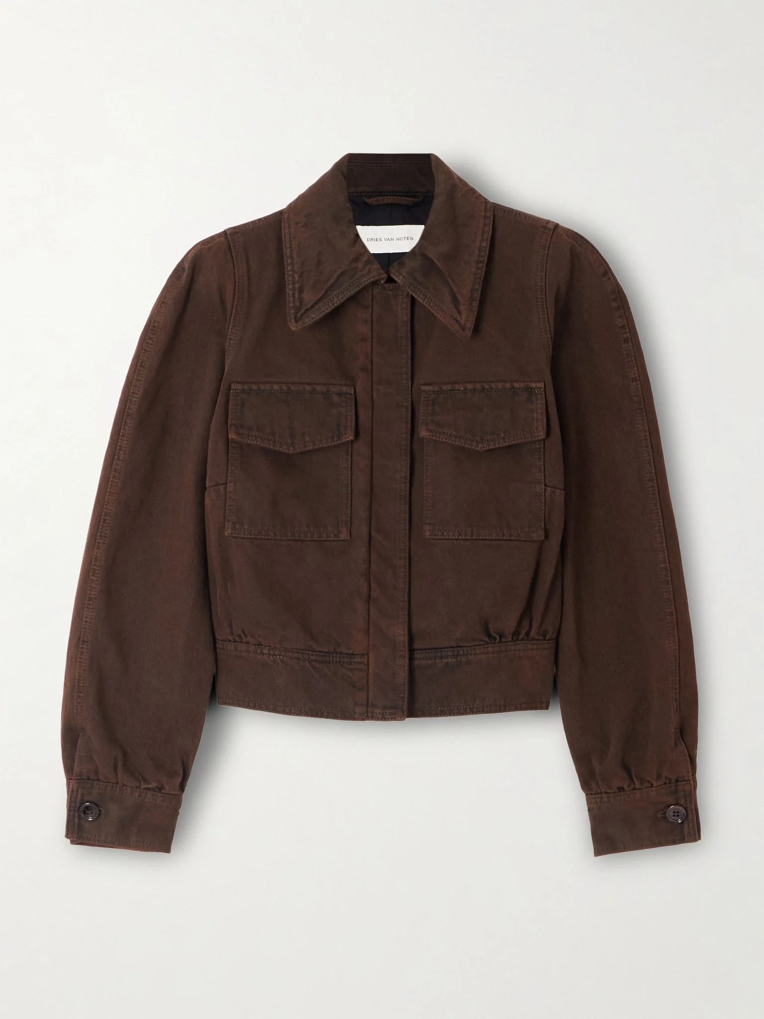 Denim jacket Brown - 1