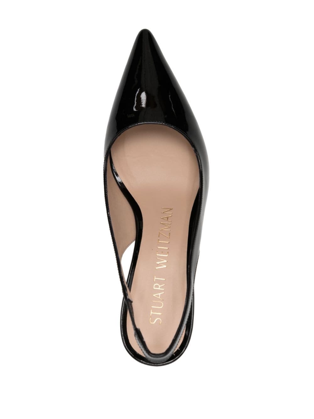 70mm slingback patent leather pumps - 4