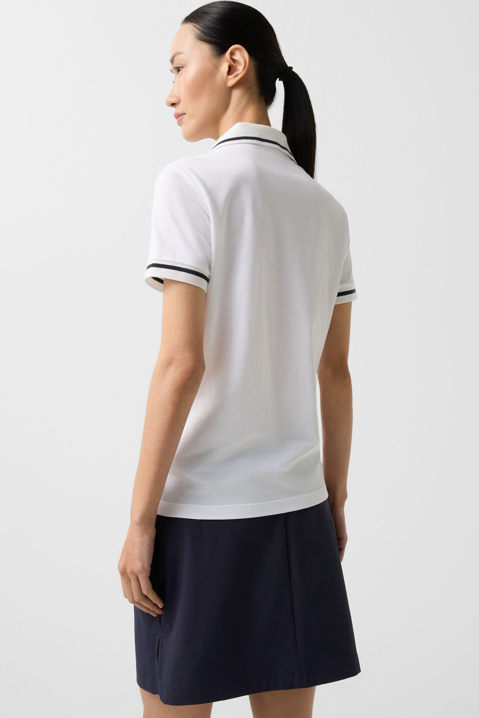 Lydia functional short-sleeved top in Off-White - 3
