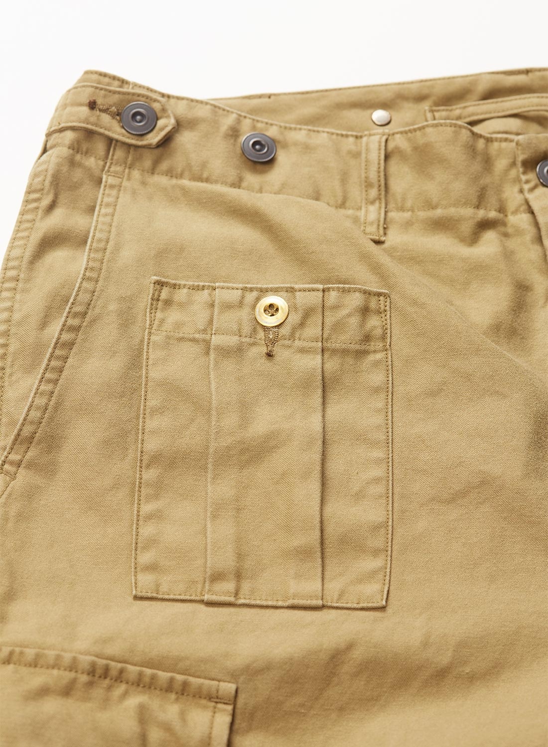 Nigel Cabourn Army Cargo Pant in Khaki   cabourn   REVERSIBLE