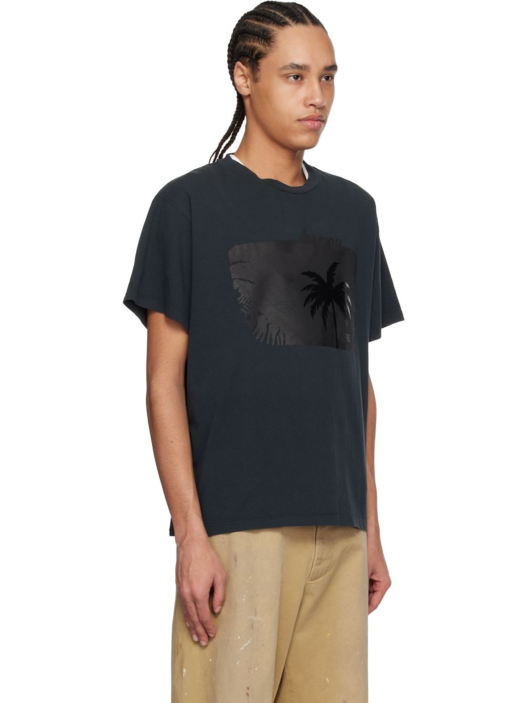 Black Graphic T-shirt - 2