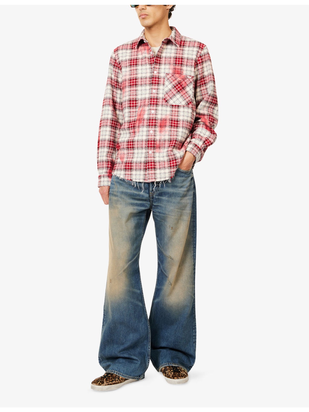 Regular-Fit Check Cotton-Flannel Shirt - 2