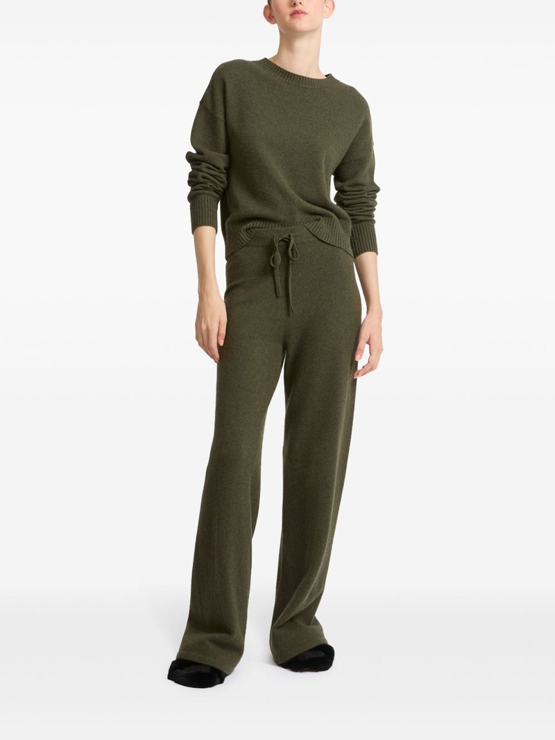 Yves Salomon knitted wide-leg trousers outlook